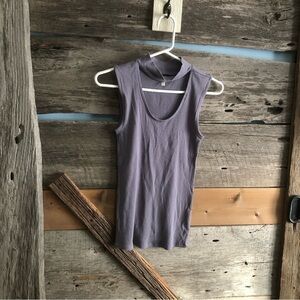 Maurices Size Small Grey Ribbed Sleeveless Top